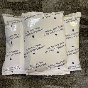 3 Ice Cold Freezer Reusable Gel Packs Refrigerants Ice Pack Travel Large B Size